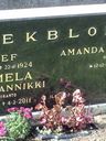 Record image of Amanda Vilhelmiina Antintytär Ekblom (born Lindman)