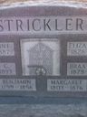 Record image of Margaret Ann 'Peggy' Strickler (born Zirkle)