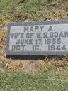 Record image of Mary A. Doan (born Jarvis)