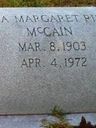 Record image of Julia Margaret McCain, RDVc (born Riley)