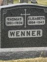 Record image of Elizabeth Wenner (born Engelhard)