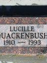Record image of Lucille Evelyn Quackenbush (born Brown)
