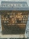 Record image of Nellie Ruth McCracken (nascida Archer)