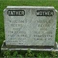 Record image of Mary E. Beers (born O'Shell)