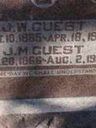 Record image of Josie M Guest (born Williams)