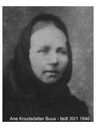 Record image of Ane Jespersen (født Knudsdatter)