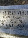 Record image of Sarah Celeste "Sally" Vincent (born Ryan)