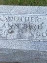 Record image of Anna Bird (born McNally)