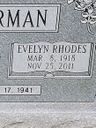Record image of Evelyn Frances Batterman (born Rhodes)
