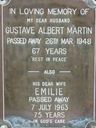 Record image of Emilie Amelia MARTIN (born Rauchle)