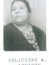 Record image of Felicita Aguirre (born Arciniaga)