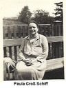 Record image of Paula Schiff (born Gross)