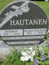 Record image of Selma Eulalia Hautanen (born Heikkilä)