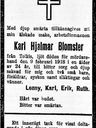 Record image of Karl Hjamar Blomster