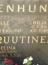 Record image of Hilja Eriika Juhontytär Tenhunen (born Kilpeläinen)