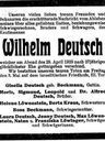 Record image of Wilhelm Deutsch