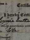Record image of Carrie Wolfberg (born Sutter)