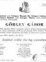 Record image of Gábor József Görgey