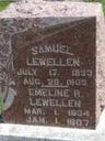 Record image of Emeline Rebecca Lewellen (born Jones)