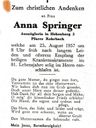 Record image of Anna SPRINGER (o.s. Haudum)