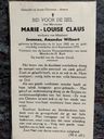 Record image of Marie Louise Willaert (geb. Claus)