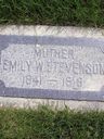 Record image of Emily Electa Stevenson (born Williams)