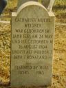 Record image of Maria Catharina "Catharina" Weidner (geb. Moll)