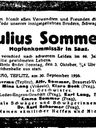 Record image of JULIUS SOMMER