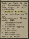 Record image of Grietje Zandvoort (geboren Eleveld)