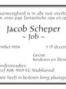Record image of Jacob (Job) Scheper