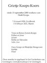 Record image of Grietje Koops (geboren Koers)