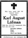 Record image of Kaupanhoitaja, pehtoori Karl August Konstantin Löfman