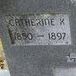 Record image of Catherine K Pack-Harvey (born Cooper)