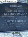 Record image of Grietje Zuidema (born Lingbeek)