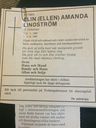 Record image of Elin Amanda "Ellen" Lindström (born Grönroos)