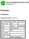 Record image of Pekka Davidinpoika Väisänen