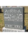 Record image of Anna Shantz "Nancy" Dettweiler (born Weber)