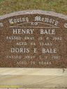 Record image of Doris Edith Bale (born COLEMAN)