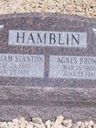 Record image of Agnes Hamblin (born Brown)