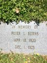 Record image of Peter L Burns
