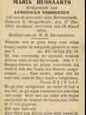 Record image of Maria Verheezen (geboren Hussaarts)