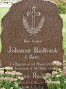 Record image of Johanne Petersen Rudbeck (født Ravn)