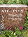 Record image of Hilja Maria Siitonen (born Tossavainen)