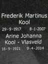 Record image of Frederik Martinus Kool