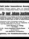Record image of Dr. Johann Joachim Sperber