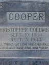 Record image of Christopher Columbus Cooper