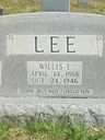 Record image of Willis Edmond Lee