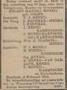 Record image of Helena Martha Menko (born Cohen)