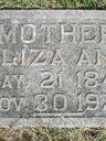 Record image of Eliza Ann Carlock (born Vaughn)