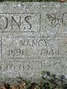 Record image of Nancy Caroline Lamons (born Stroud)